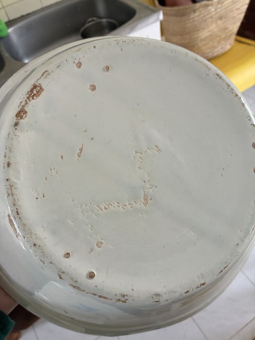 Grande Prato em Faiança muito Antigo