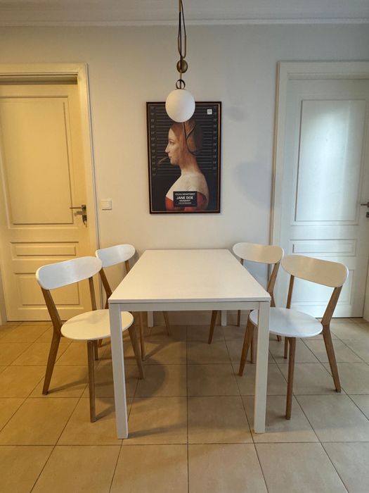 4 krzesła jegind firmy jysk