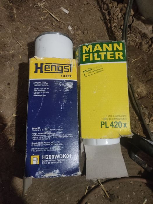 Фильтра на МАN, два топливных, один воздушный