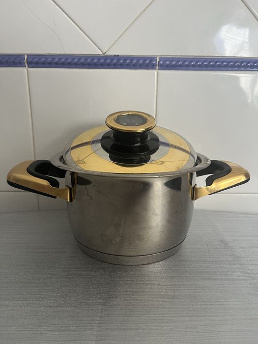 Conjunto IDEIACASA 2 tachos + caçarola c/ Termómetro