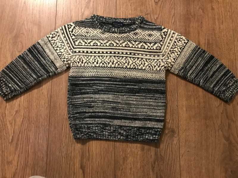 sweter sweterek dziecięcy ciepły 92