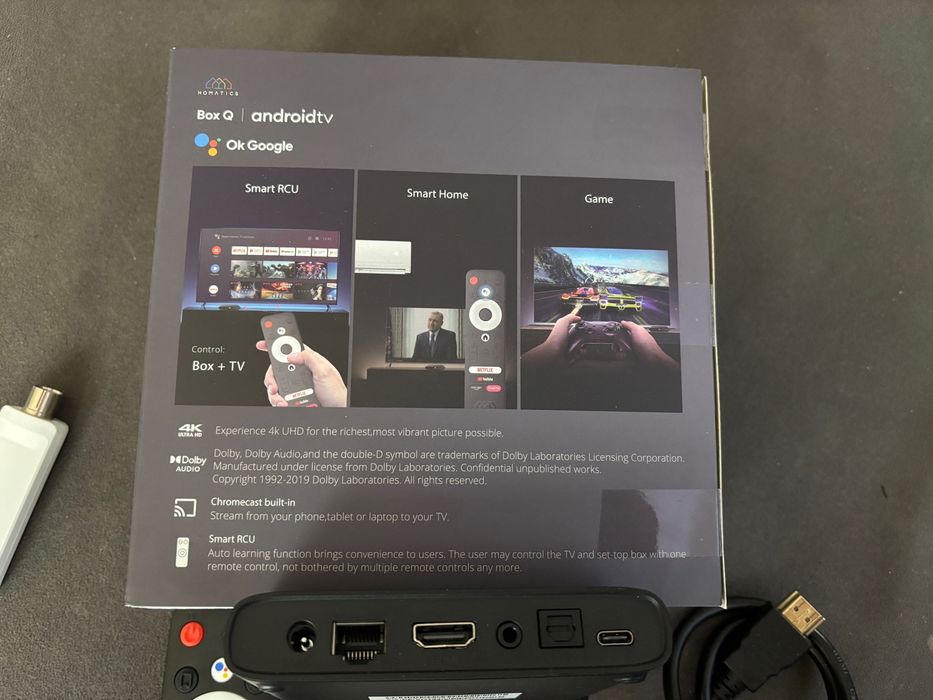 Homatics Android TV Box Q + TV z Polski i całego świata + gratis DVBT2