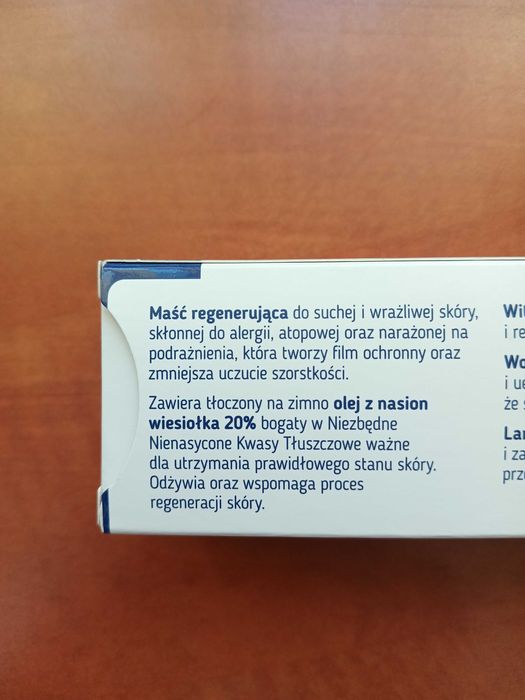 Oeparol maść regenerująca wiesiołek wosk pszczeli witamina E