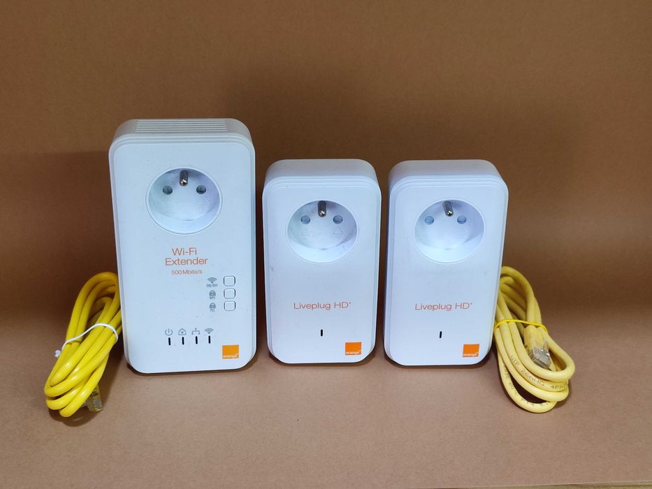 Kit 3x Devolo dLAN 500+ Wi-Fi Powerline Repetidor