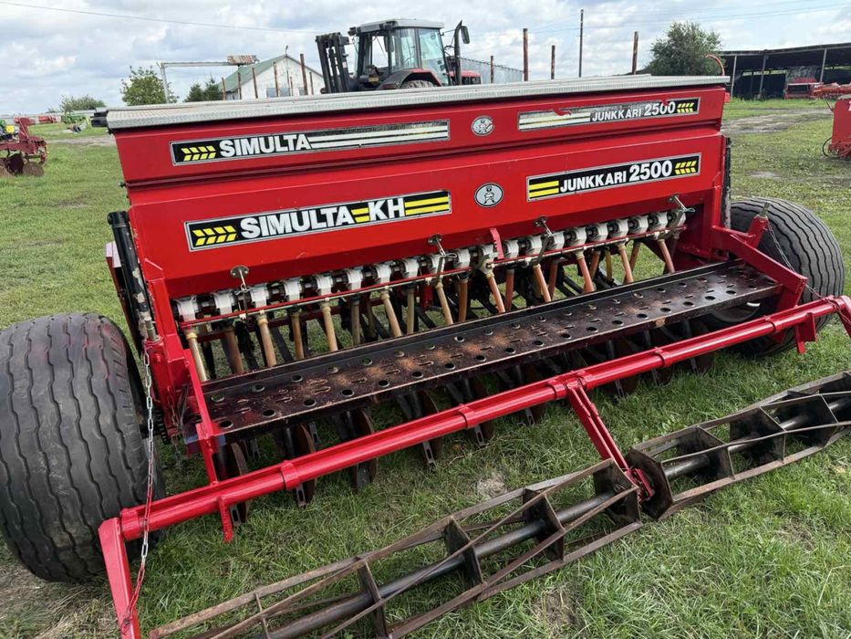 Сівалка зернова дискова причіпна 2.5м SIMULTA JUNKKARI 2500 Каток (сз)