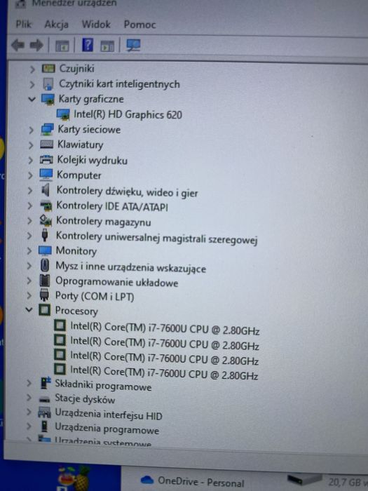 Dell latitude 7480| dotykowy ekran | i7 | 16 gb ram| ssd 476 gb