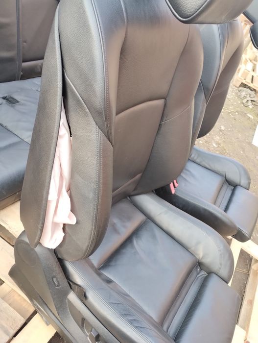 Fotele sporty tapicerka bmw f01 skora  komplet