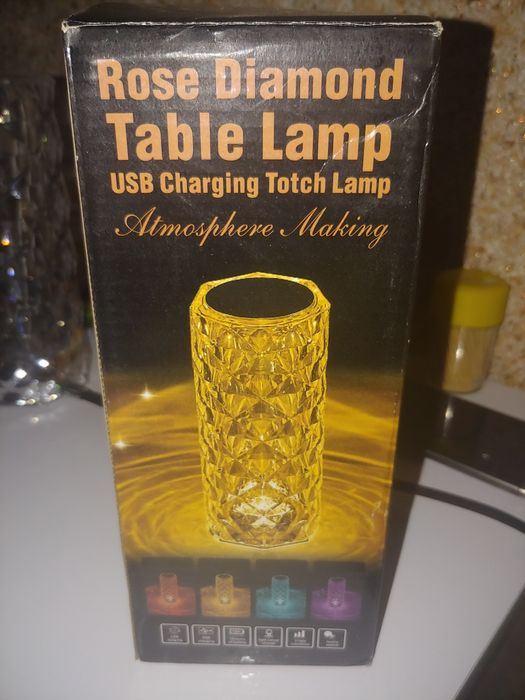 Лампа, ночник. 18 цветов.