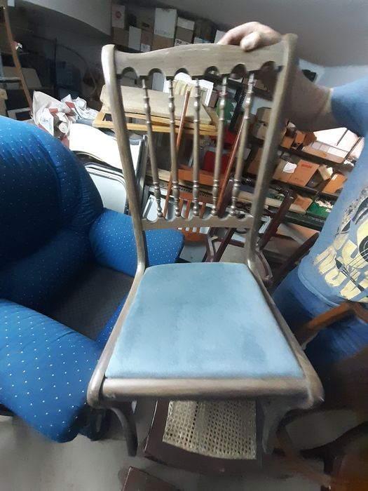 Cadeira de Veludo Classica