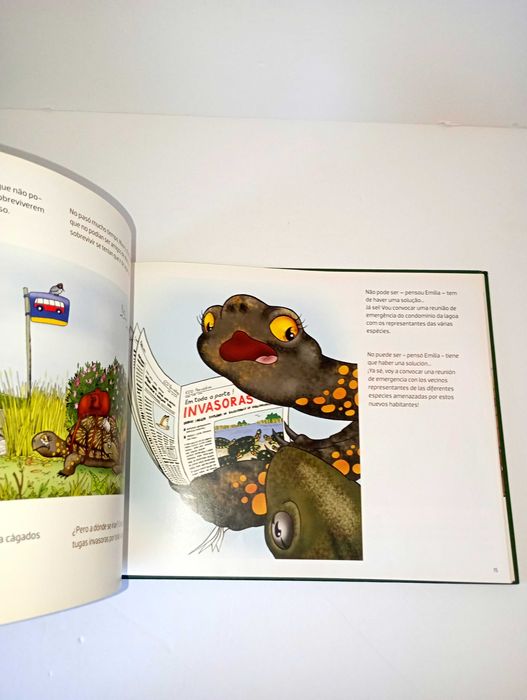 Mauro e Emília- Os nossos cágados estão em perigo (port/ espanhol)