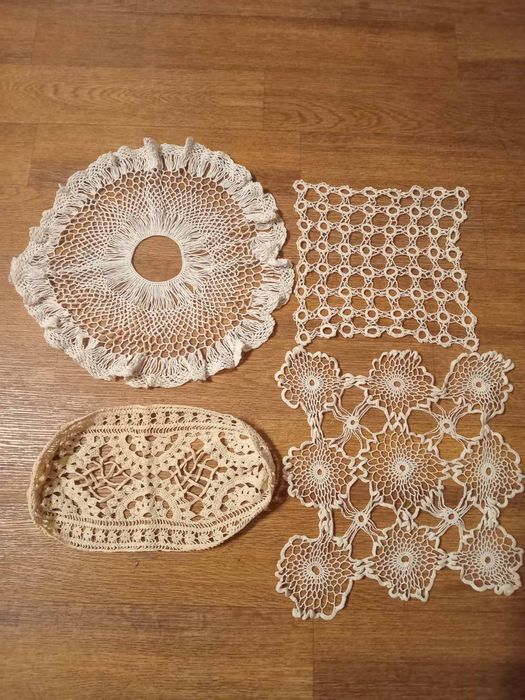Салфетки вязанные крючком.