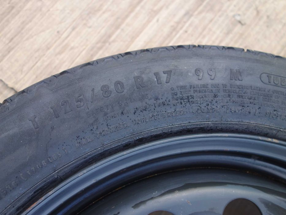 Koło zapasowe Dojazdowe BMW E90 E87 F30 F31 17'' Oryginalna