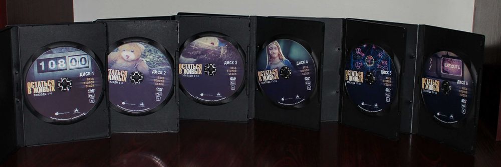 DVD фільми: Остаться в живых. LOST - 1, 2, 3 сезоны. 17 DVD.: 299