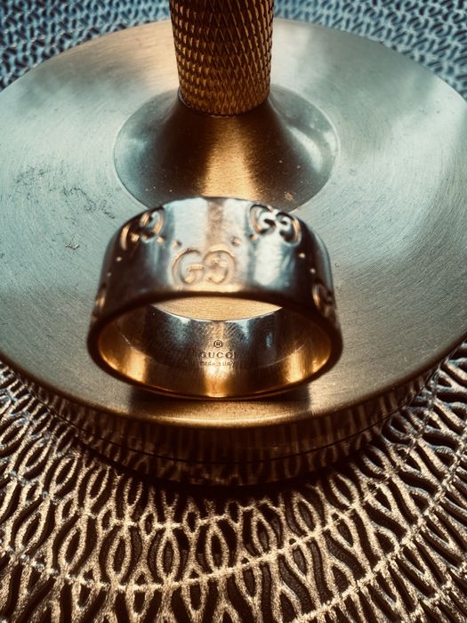 Pierścionek Obrączka Gucci złota 18k rozm 17