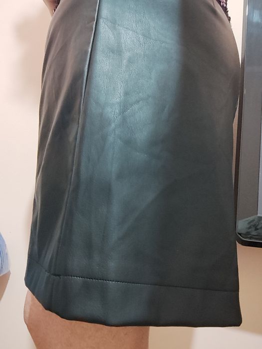 Спідниця з якісної м'якої еко- шкіри, стильна