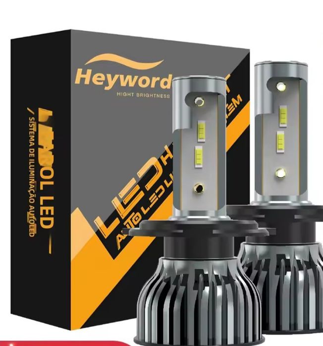 Kit lampadas led H7 e H4