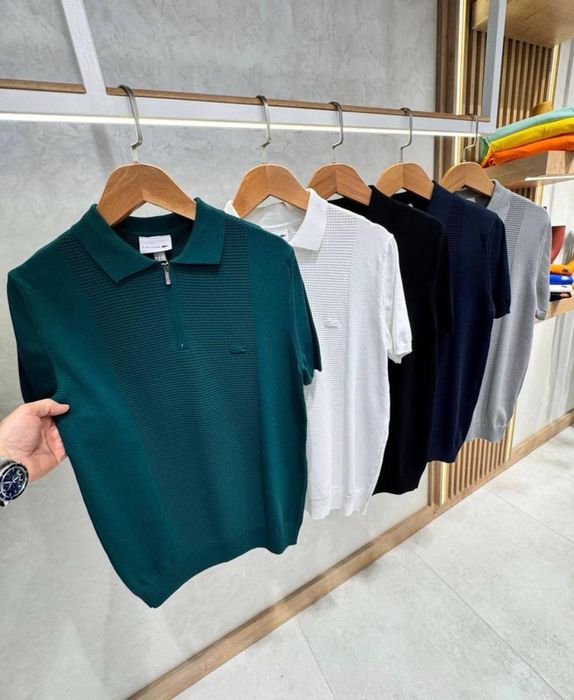 LUX Чоловіче плетене поло BRAND S,M,L,XL,2XL Київ