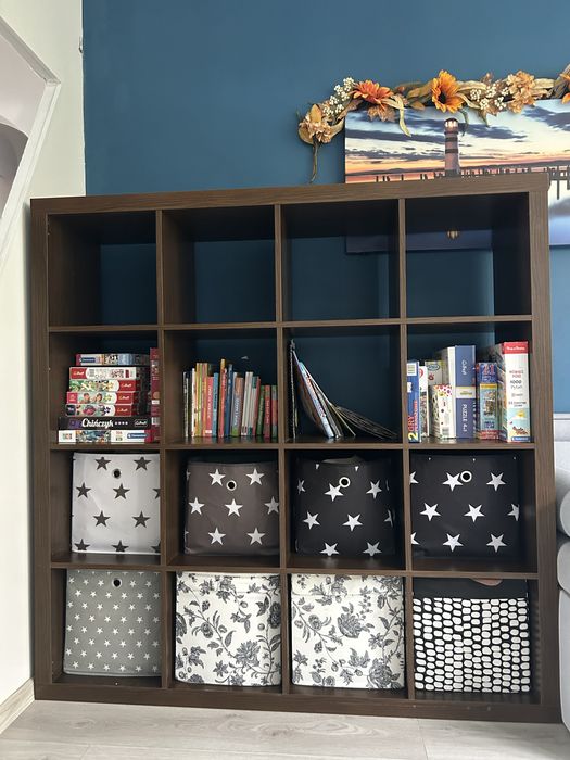Regał kallax z biurkiem Ikea