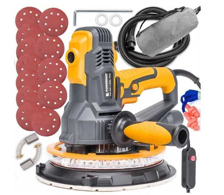 Шліфувальна машина для стін і стель POWER лед 180мм 2200Вт 2500об стен