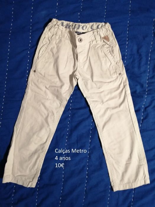 Roupa de criança de 4 anos