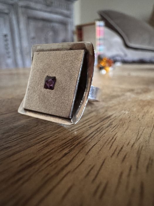 Srebrny puerścionek 6gram