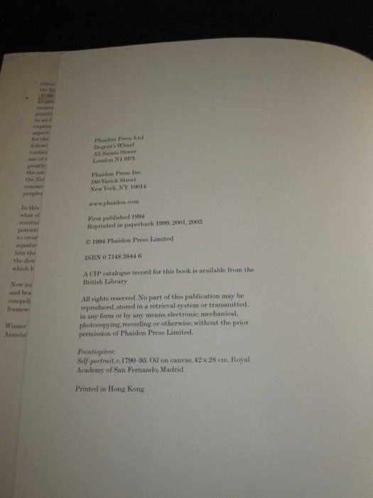 Livro Francisco Goya y Lucientes 1746 a 1828 Janis Tomlinson