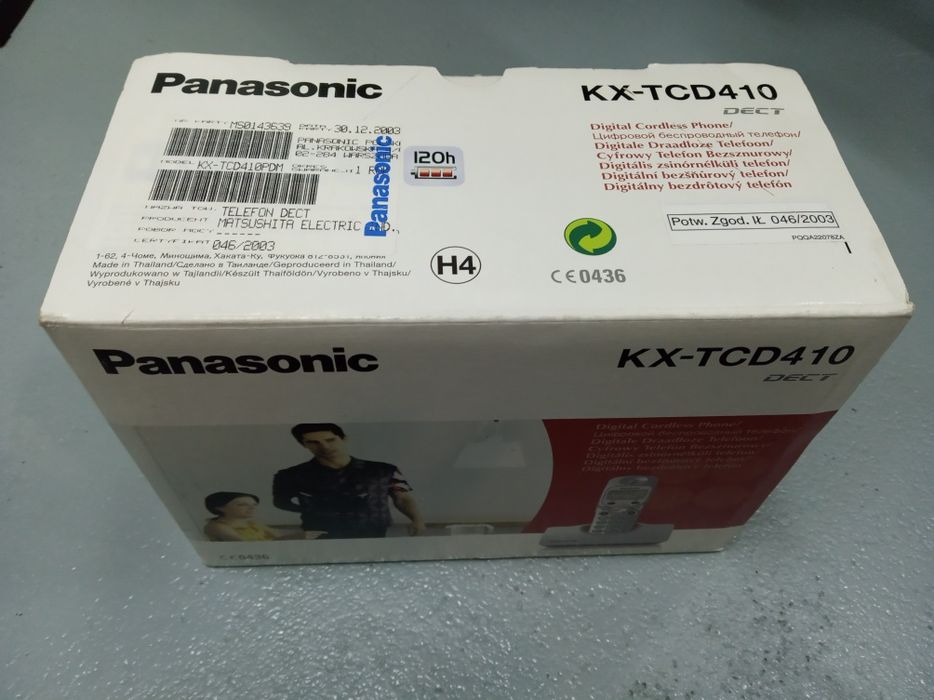 Telefon bezprzewodowy Panasonic KX-TCD410