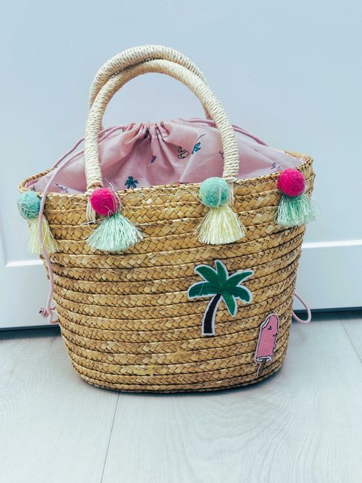 koszyk wiklinowy koszyczek torebka dla dziewczynki Reserved