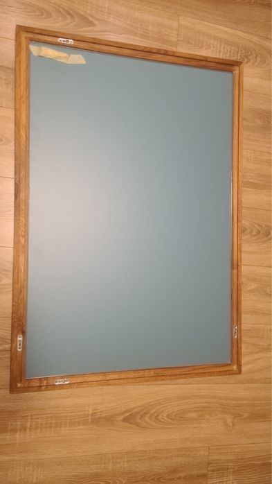 Porzadne drewniane lustro Alasta 100x70cm