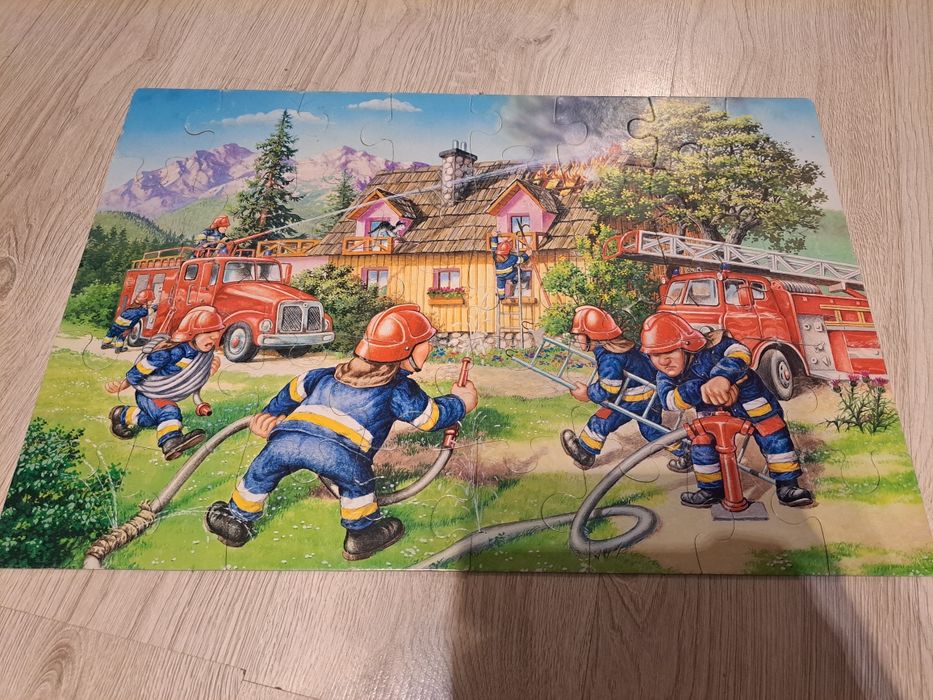 Puzzle strażak 3+