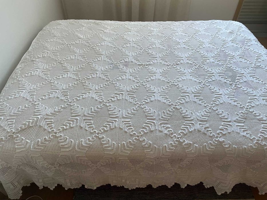 Colcha de renda - algodão