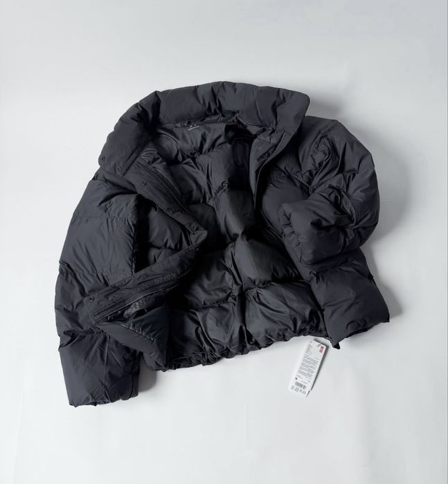 Пуховик куртка мʼяка Uniqlo Powder Soft Down Jacket чорний XS, S, M