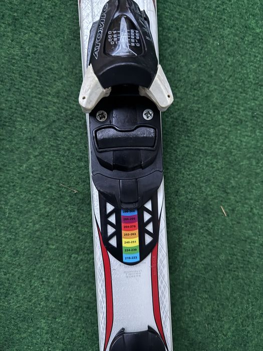 narty juniorskie K2 comanche 124 cm regulowane wiazania dla dziecka