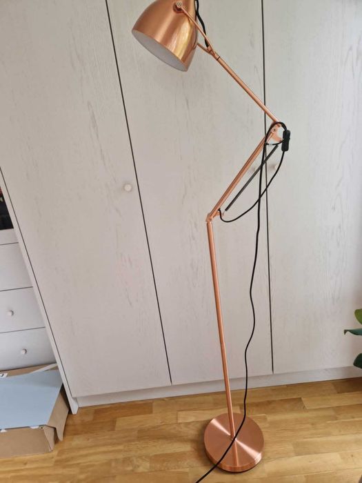 Lampa stołowa Loft  miedziana