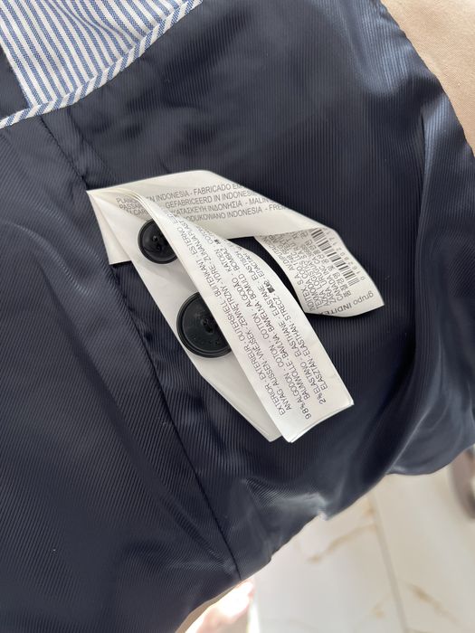 Beżowa, klasyczna marynarka Zara rozm. S