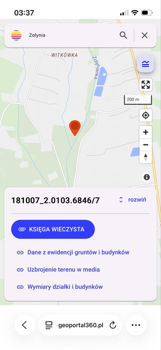 Dzialka w Żołyni - Widok 4