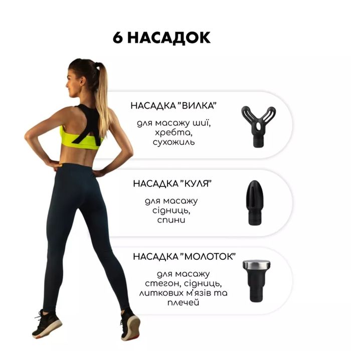 Перкусійний ручний масажер