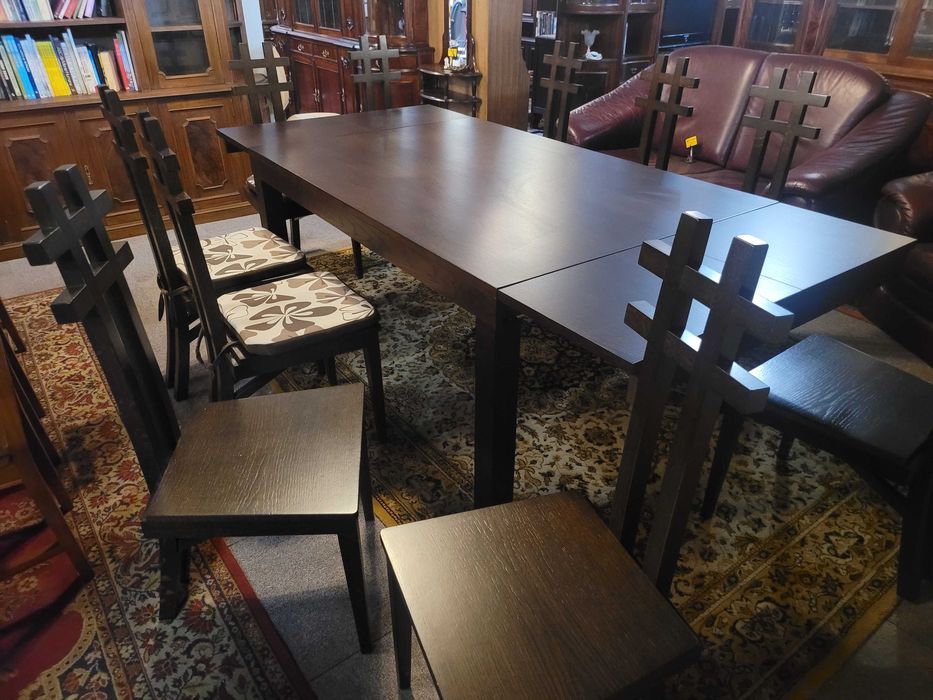 Cadeiras de sala em madeira maciça - óptimo estado ge