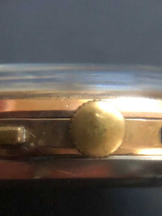 cauny cronógrafo calibre landeron 187 antigo corda relógio pulso homem