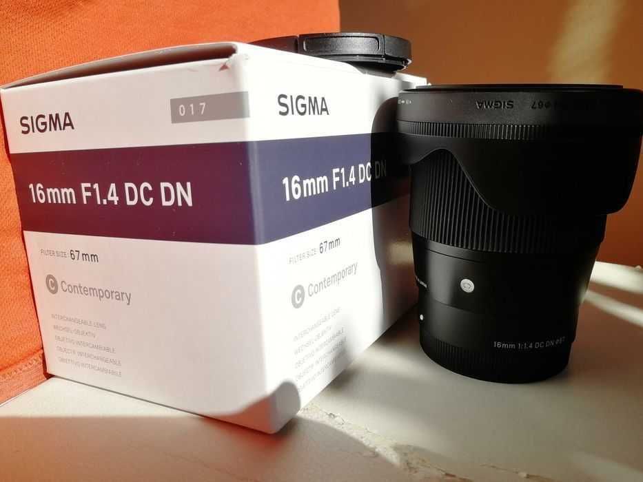 K Sigma C 16 f1.4 Sony E - jak nowy