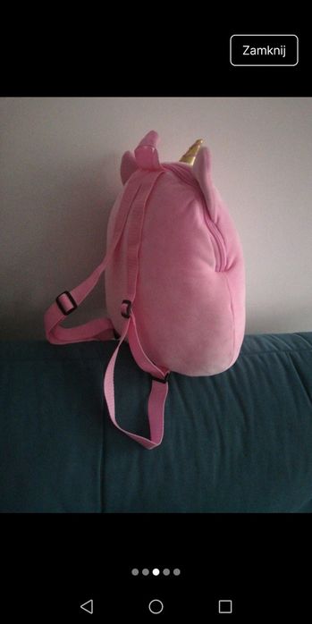 Plecaczek kotek-jednorozec