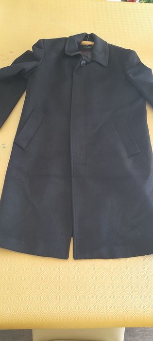 Vendo sobretudo azul escuro para homem