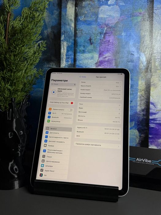 iPad (10th Gen) 64GB Silver / Магазин / Гарантія 3 місяці / Обмін