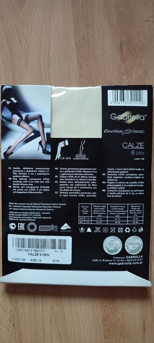 Pończochy samonośnie Gabriella