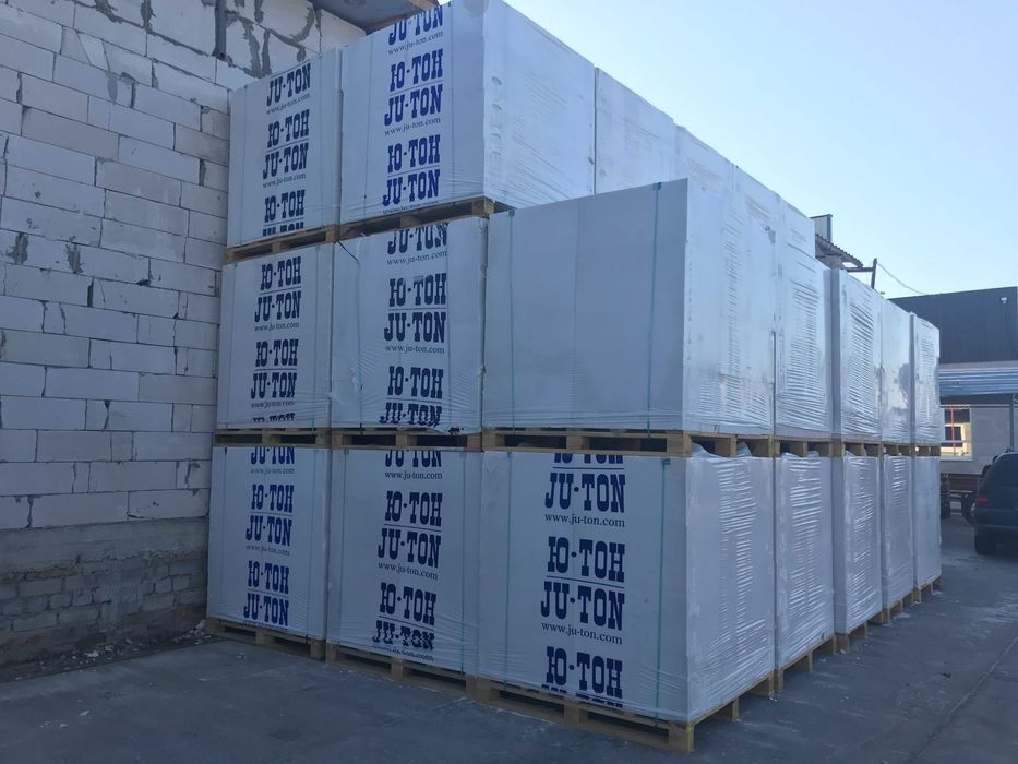 Газоблоки JU-TON 1 гатунок, 100, 300, 400. Доставка маніпулятором.