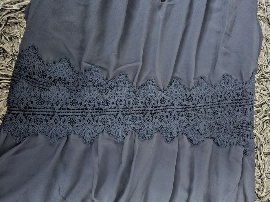 Zizzi granatowa sukienka s/m