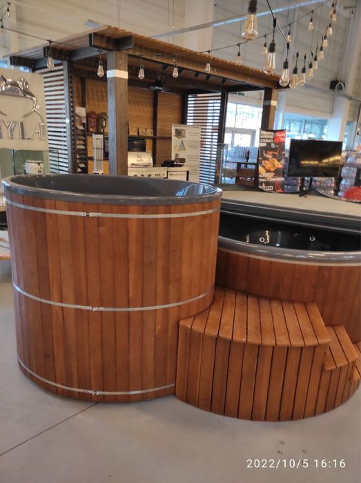 Чан, Купель на дровах, купель з підігрівом, спа, баня.