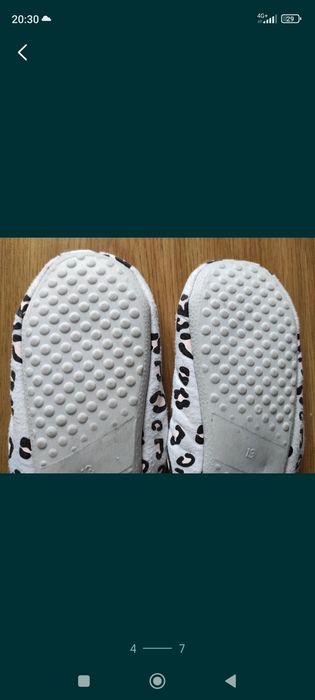 Практически новые удобные тапочки  HsM  по стельке 19см. Англия