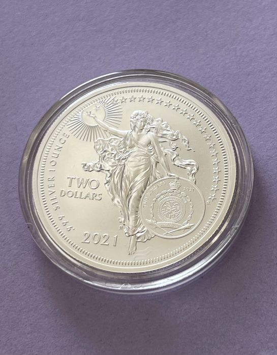 Леонардо да Вінчі  -  срібна монета