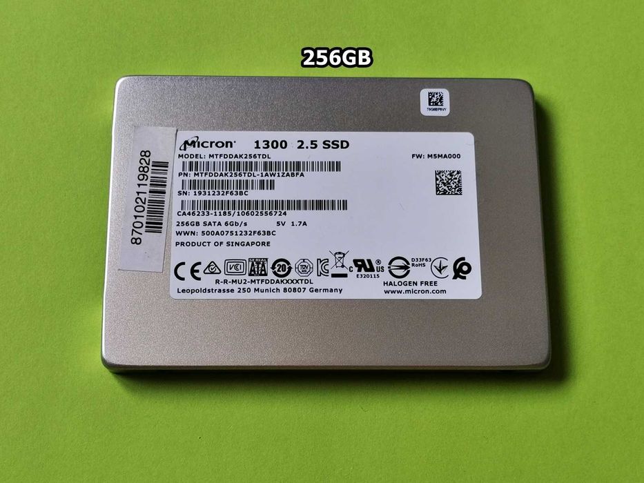 SSD 256GB Micron 1300